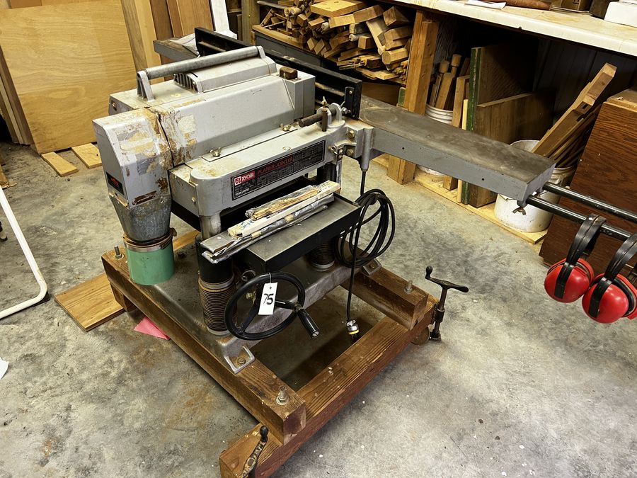 Ryobi planer jointer model AH 115 Auction Winton Auction and Realty