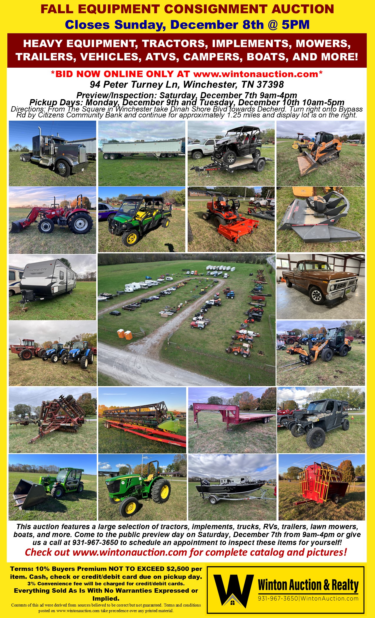 16' Gooseneck Dump Trailer (BoS Only) Auction | Winton Auction and